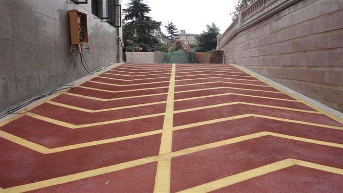 環(huán)氧車庫坡道，防滑地坪